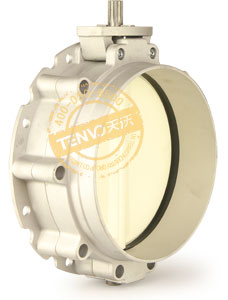 單法蘭粉體蝶閥