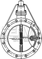 HH44X微阻緩閉式止回閥結(jié)構(gòu)圖