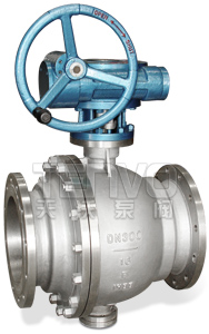 固定球金屬硬密封球閥實物圖
