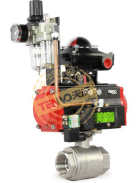 二片式內(nèi)螺紋氣動(dòng)球閥