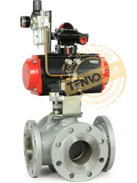 四通氣動(dòng)球閥