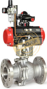 Q641F/H氣動(dòng)法蘭球閥實(shí)物圖