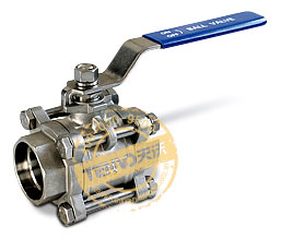 三片式（承插焊）焊接球閥實(shí)物圖