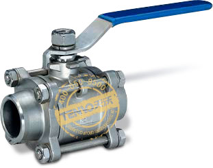 三片式（對(duì)焊）焊接球閥實(shí)物圖