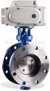 法蘭式電動調(diào)節(jié)蝶閥實物圖