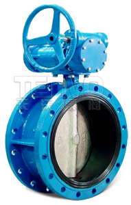 法蘭式脫硫蝶閥實物圖