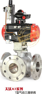 AT系列氣動(dòng)T型三通球閥