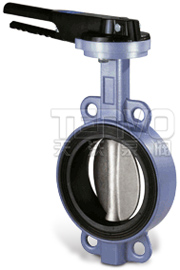 A型中線對夾式軟密封蝶閥實物圖