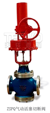 ZSPQ氣動活塞切斷閥實物圖