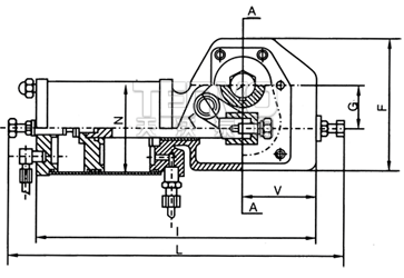 ZSQ系列氣動執(zhí)行器結(jié)構(gòu)圖