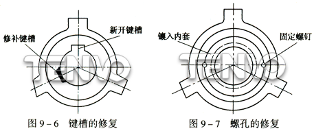 鍵槽和螺孔的修復(fù)