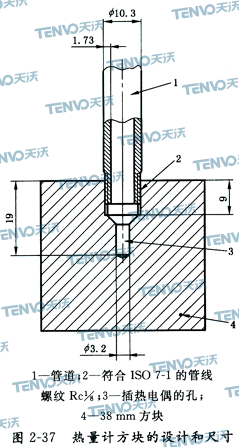 熱量計(jì)方塊的設(shè)計(jì)和尺寸